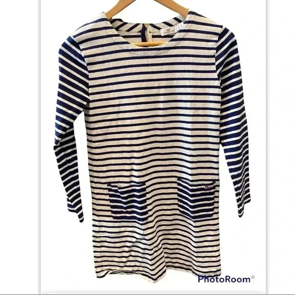 Vineyard Vines Striped Long Sleeve Dress - Picture 1 of 8